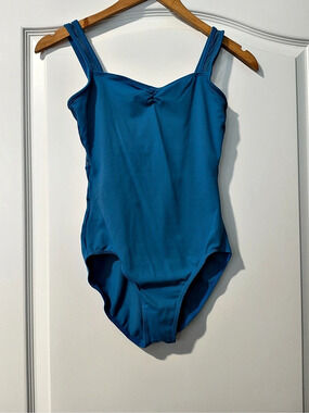 So Danca Mari SL20 Mesh Strap and Back Leotard Blue